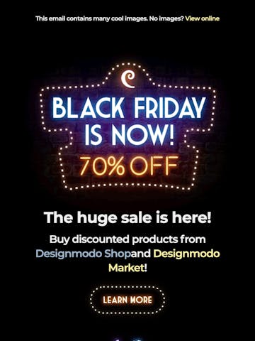 Black Friday Deal, 70% OFF for Website Builders, WordPress Plugin, UI Kits, Mockups, Fonts and more… Thumbnail Preview