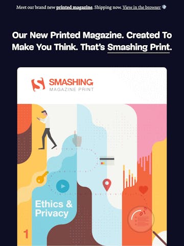 Created To Make You Think: Meet Our New Printed Magazine. Thumbnail Preview