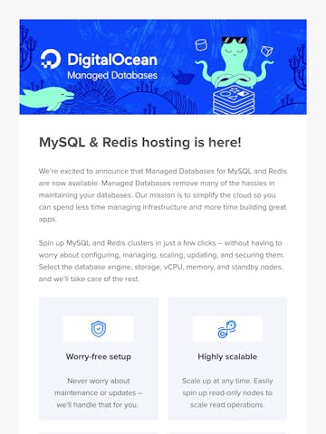 Managed Databases for MySQL & Redis are now available! Thumbnail Preview