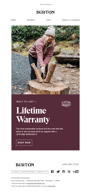 LIFETIME WARRANTY: Sustainable Products That Last Thumbnail Preview