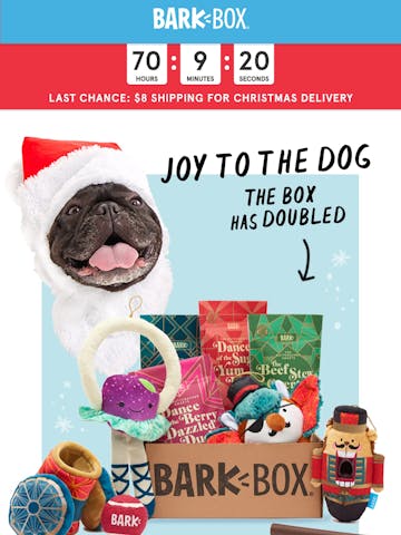 Last chance to get your dog’s gift by Xmas Thumbnail Preview