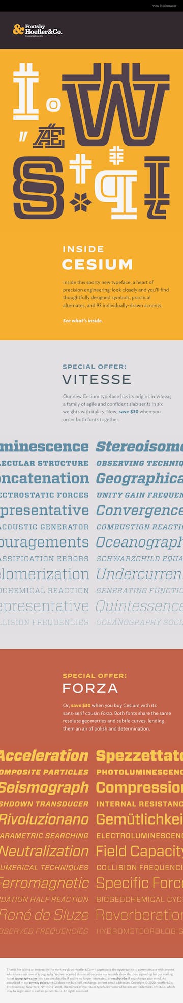 Inside the Cesium typeface Thumbnail Preview