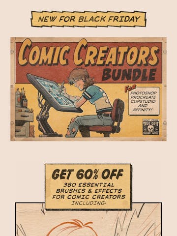 NEW For Black Friday – The Comic Creators Bundle Thumbnail Preview