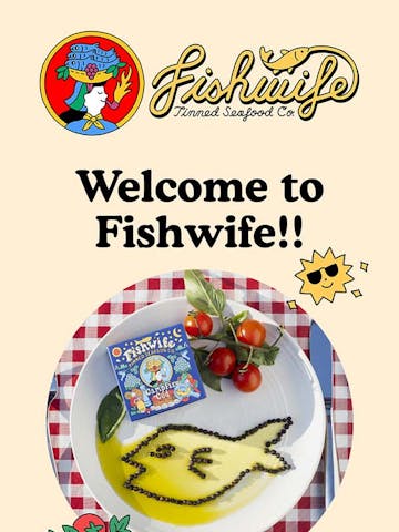 Welcome Email from Fish Wife Thumbnail Preview