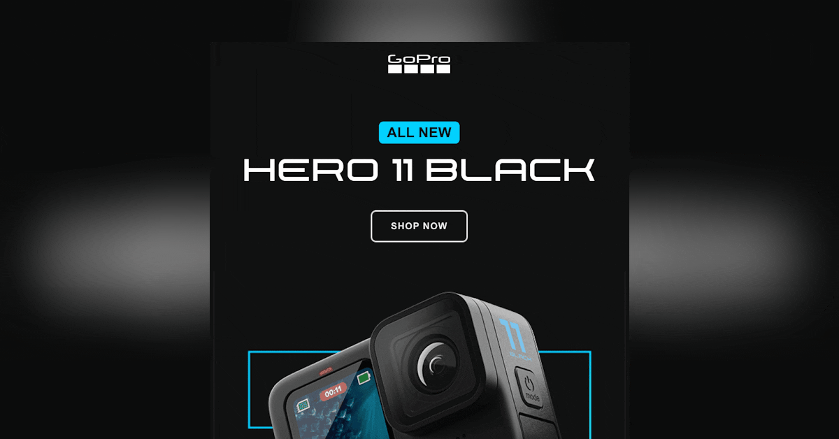 Email Design Inspiration by GoPro