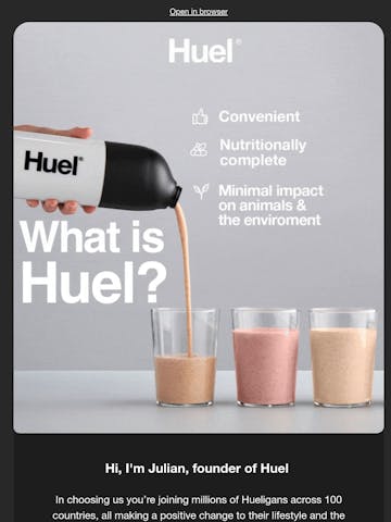 Huel Email Design Thumbnail Preview