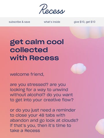 Recess Email Design Thumbnail Preview