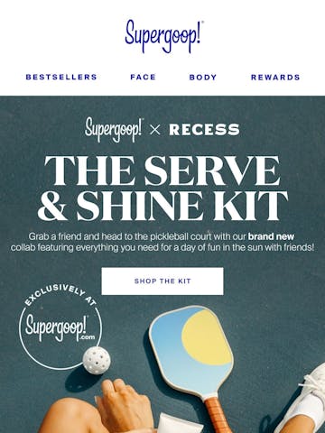 Supergoop! Email Design Thumbnail Preview