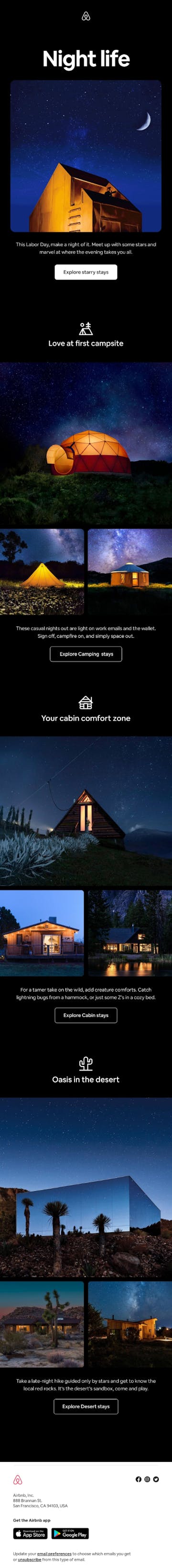 Airbnb Email Design Thumbnail Preview