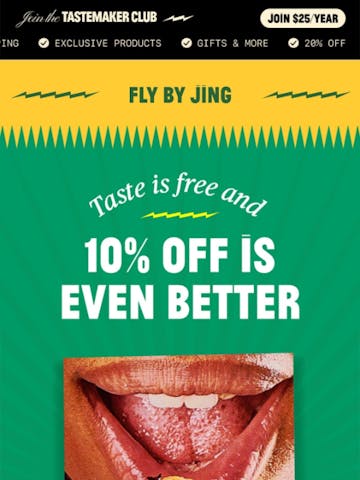 Fly By Jing Email Design Thumbnail Preview