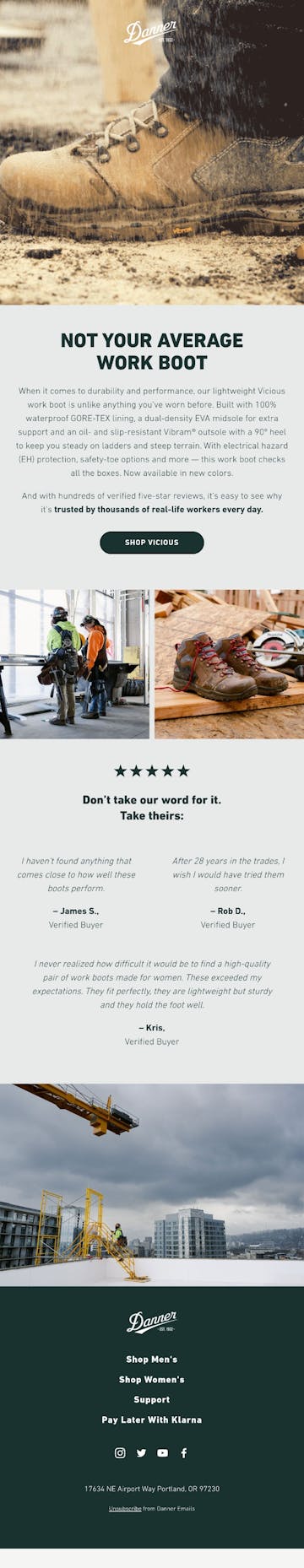 Danner Email Design Thumbnail Preview