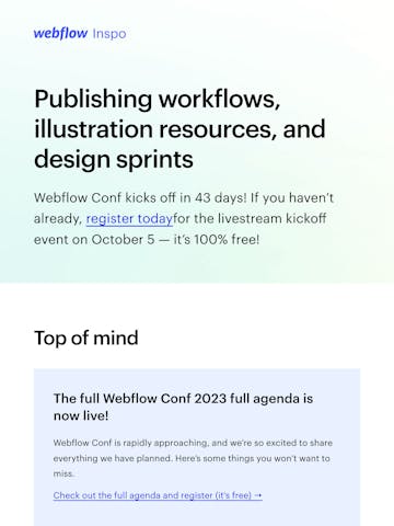 Email Design from Webflow Thumbnail Preview