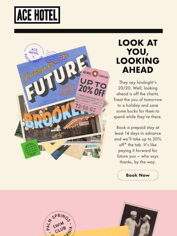 Ace Hotel Email Design Thumbnail Preview