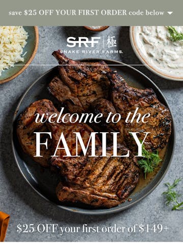 Snake River Farms Email Design Thumbnail Preview