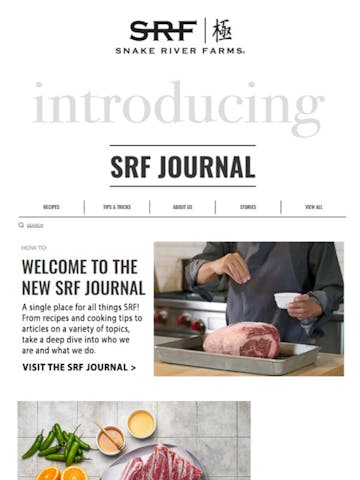 Snake River Farms Email Design Thumbnail Preview