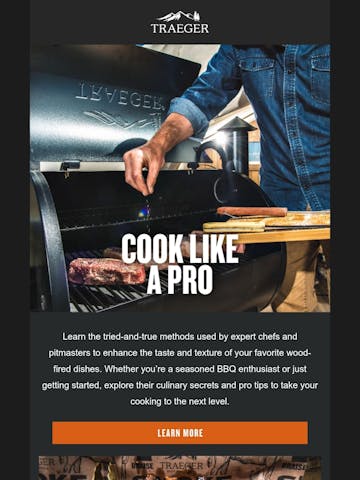 Traeger Email Design Thumbnail Preview