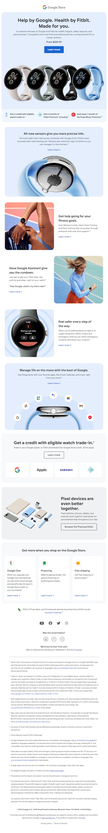 Google Email Design Thumbnail Preview