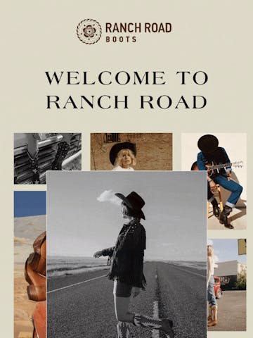 Ranch Road Boots Email Design Thumbnail Preview