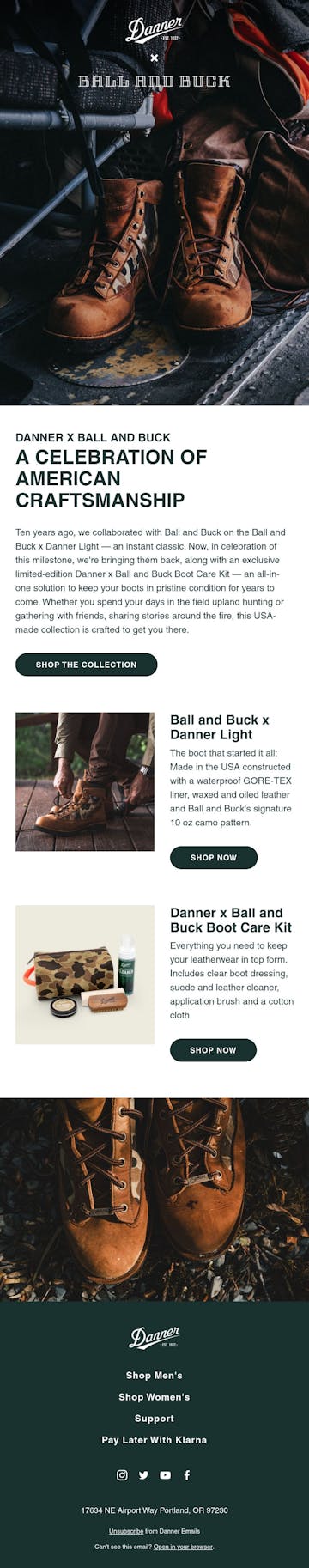 Danner Email Design Thumbnail Preview