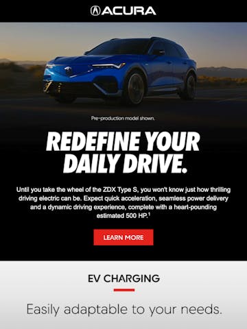 Acura Email Design Thumbnail Preview