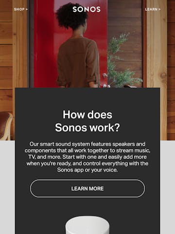 Sonos Email Design Thumbnail Preview