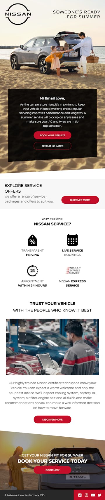 Nissan Email Design Thumbnail Preview