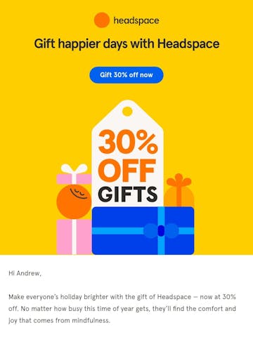 Headspace Email Design Thumbnail Preview