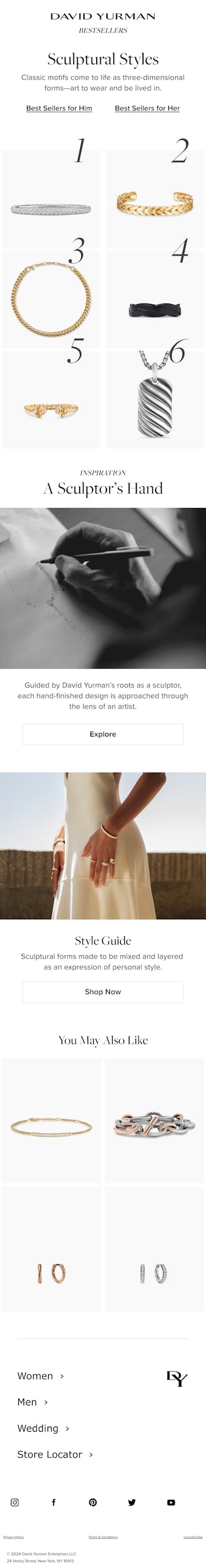 David Yurman Email Design Thumbnail Preview