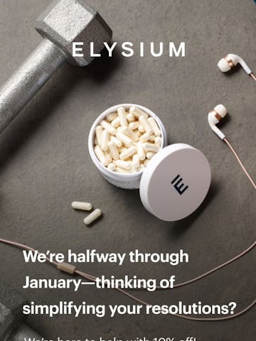 Elysium Health Email Design Thumbnail Preview