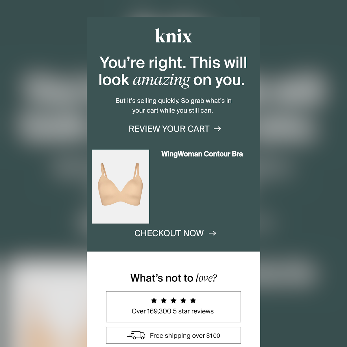 Email Design Inspiration by Knix