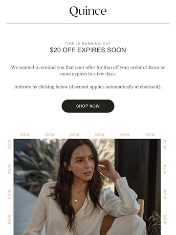 Quince Email Design Thumbnail Preview