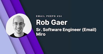 Email Peeps 34: Rob Gaer