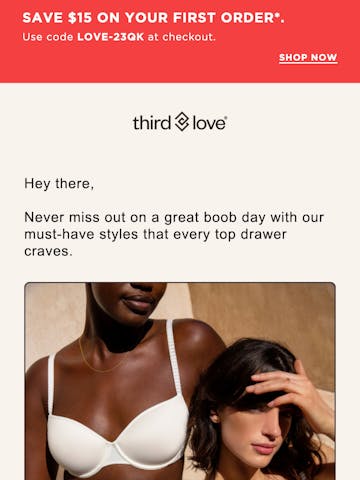 ThirdLove Email Design Thumbnail Preview