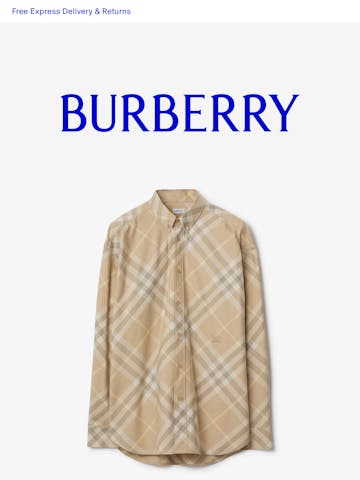 Burberry Emails and Newsletters