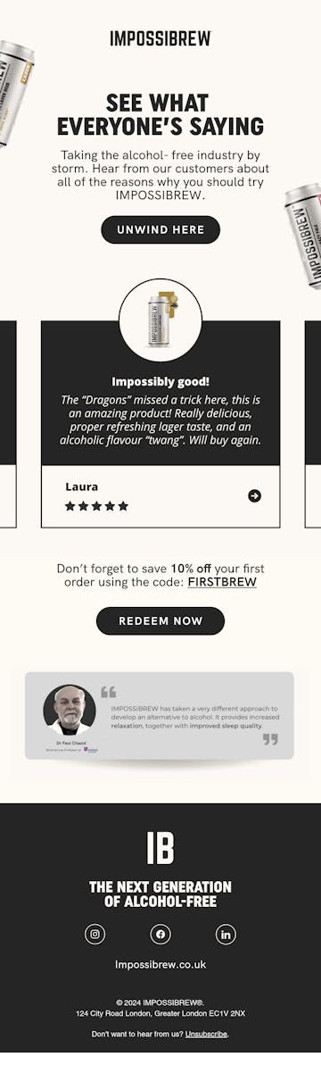 IMPOSSIBREW® Email Design Thumbnail Preview
