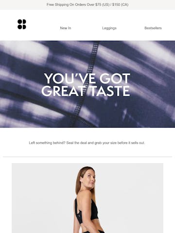 Sweaty Betty Email Design Thumbnail Preview