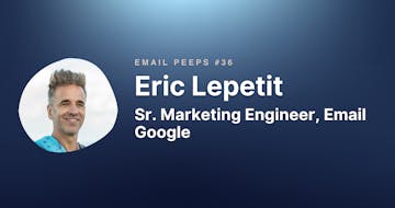 Email Peeps 36: Eric Lepetit