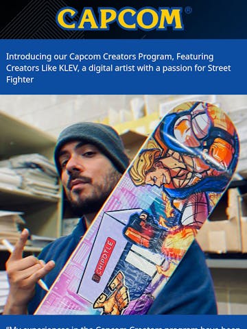 Capcom USA Email Design Thumbnail Preview