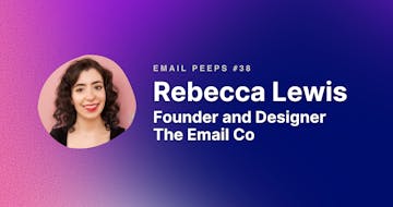 Email Peeps 38: Rebecca Lewis