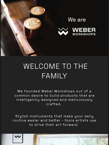 Weber Workshops Email Design Thumbnail Preview