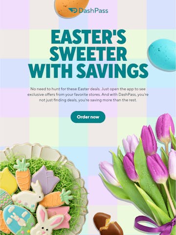 DoorDash Easter Email Design Thumbnail Preview