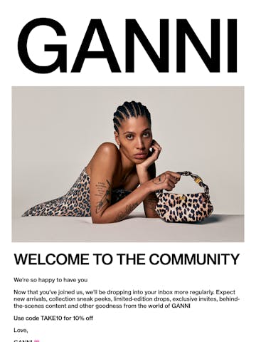GANNI Email Design Thumbnail Preview