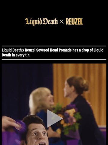 Liquid Death Email Design Thumbnail Preview