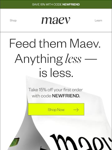 Maev Email Design Thumbnail Preview