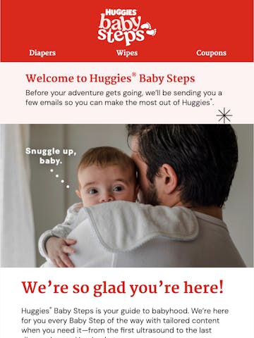 Huggies Email Design Thumbnail Preview