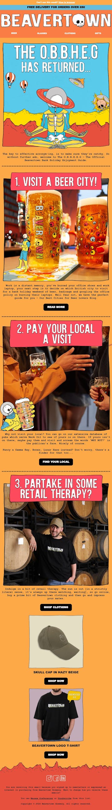 Beavertown Brewery Email Design Thumbnail Preview