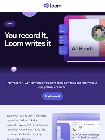 Loom Email Design Thumbnail Preview