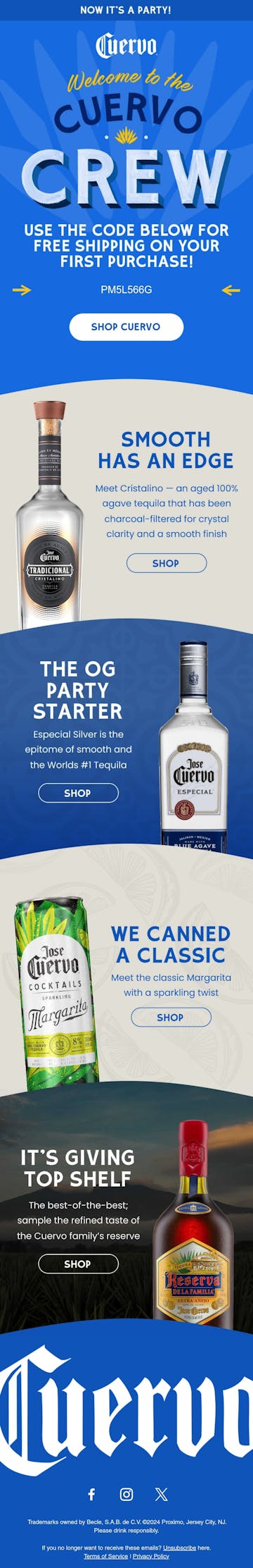 Cuervo Email Design Thumbnail Preview