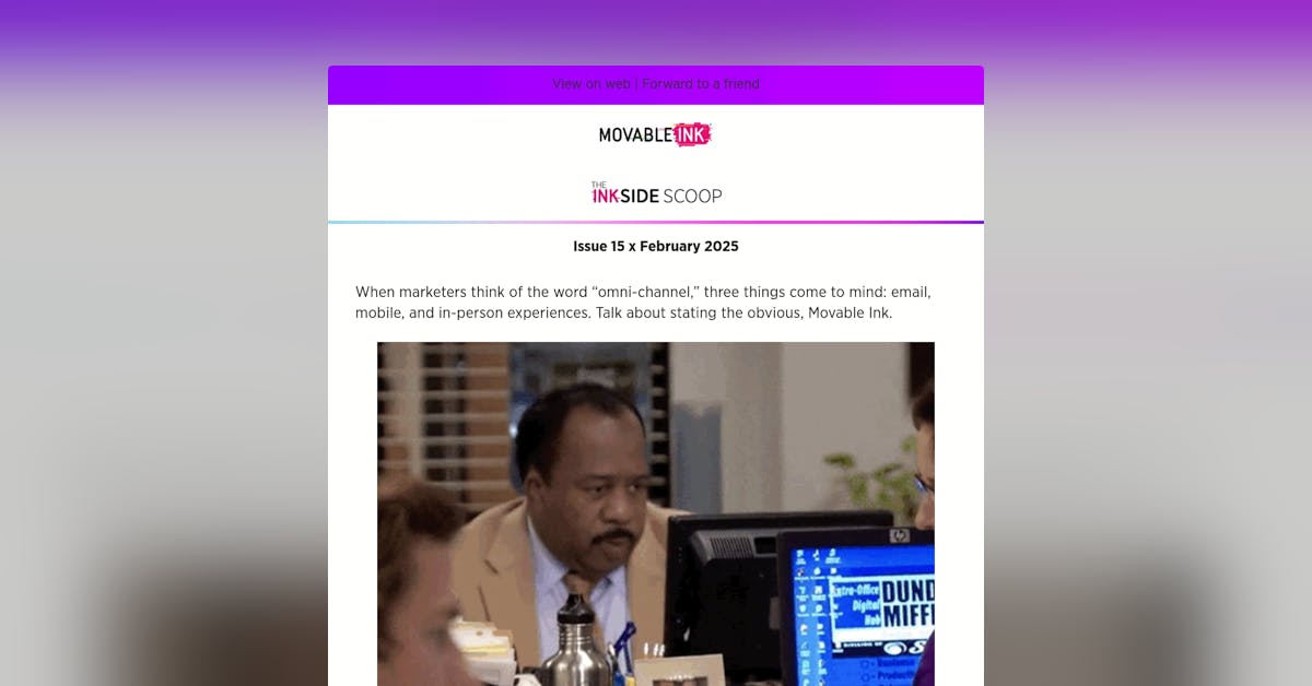 Email Inspiration from Movable Ink - Email Love