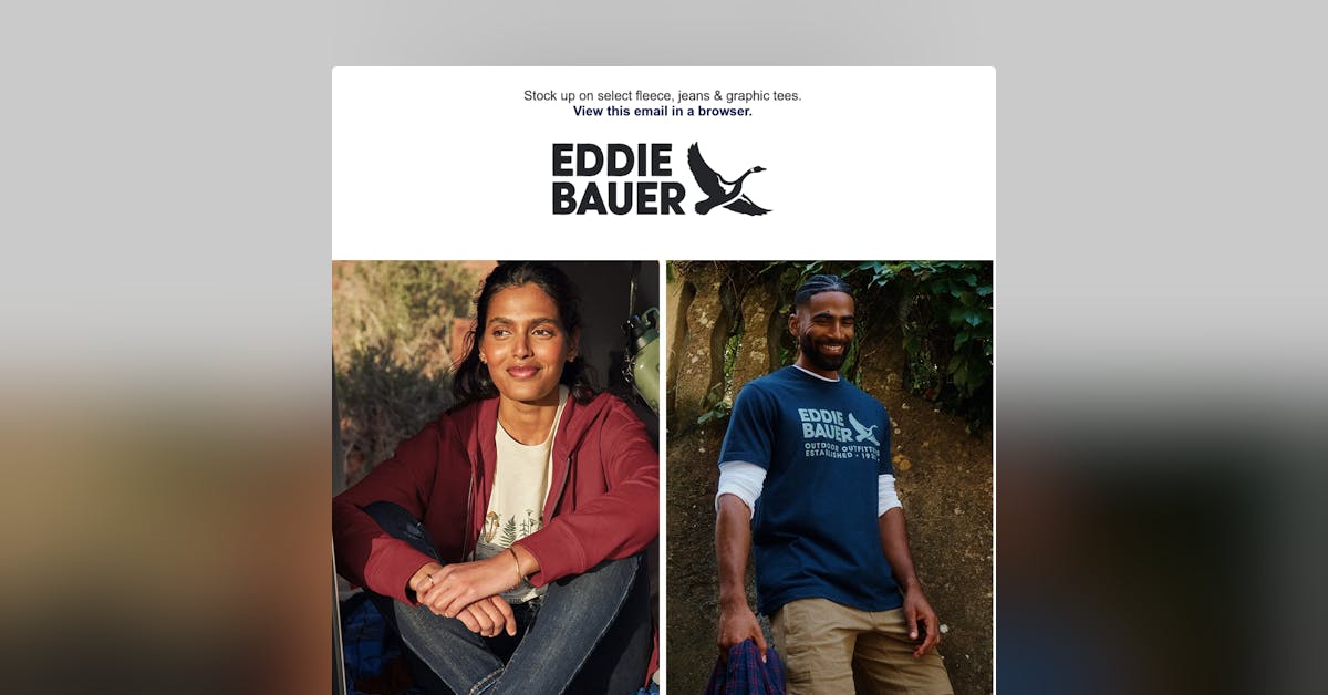 Email Inspiration from Eddie Bauer Email Love
